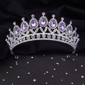tiara resplandor lila silver