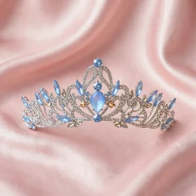 Tiara baby blue silver