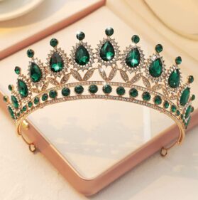Tiara resplandor esmeralda