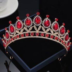 tiara Resplandor Gold Rubí
