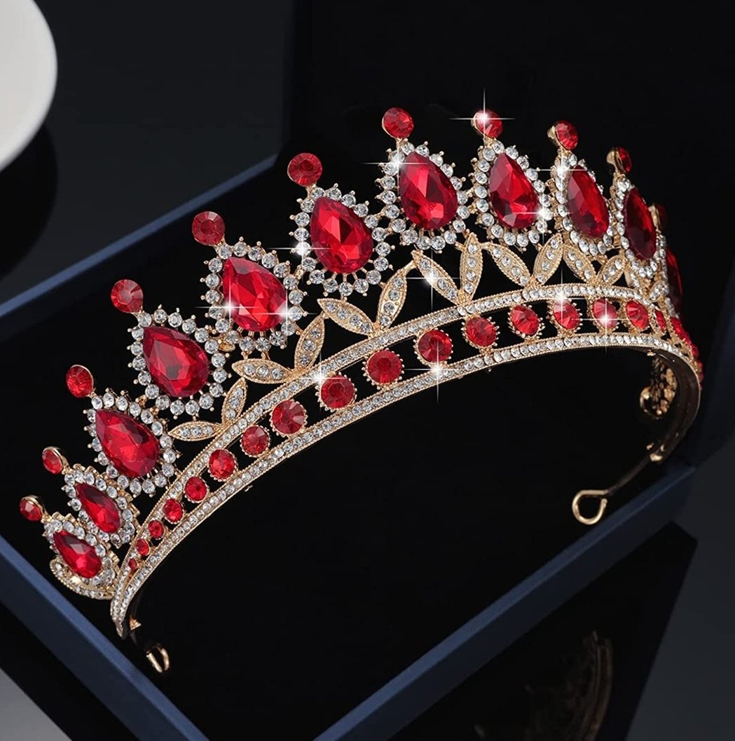 tiara Resplandor Gold Rubí - Imagen 2