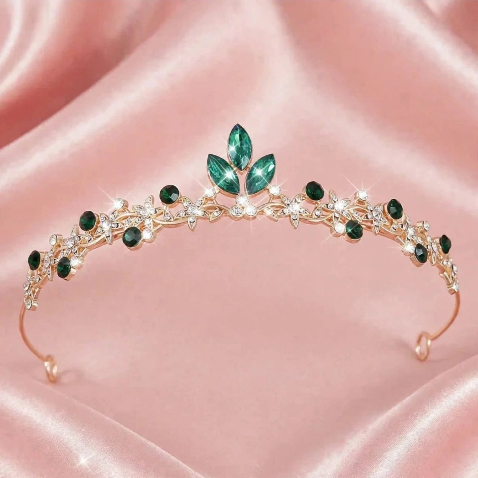 tiara lirio esmeralda