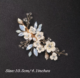 Set de peine y pins flor Gold - Imagen 3