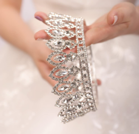 corona Crystal silver - Imagen 2