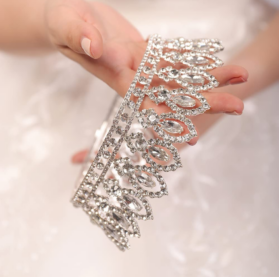 corona Crystal silver - Imagen 3