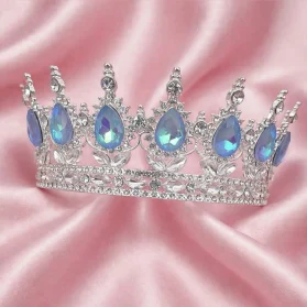 corona alessandra baby blue tornasol silver