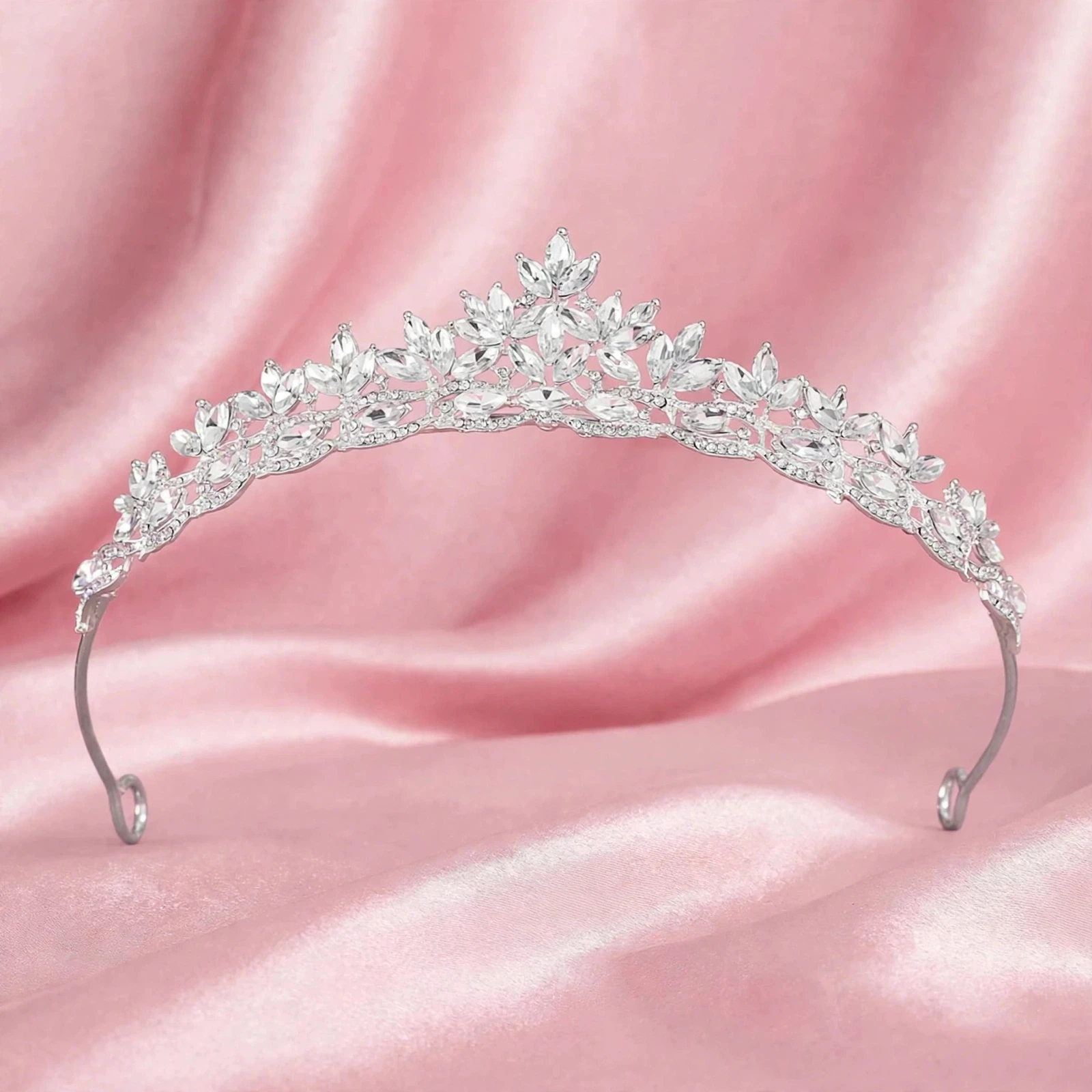 tiara bride silver