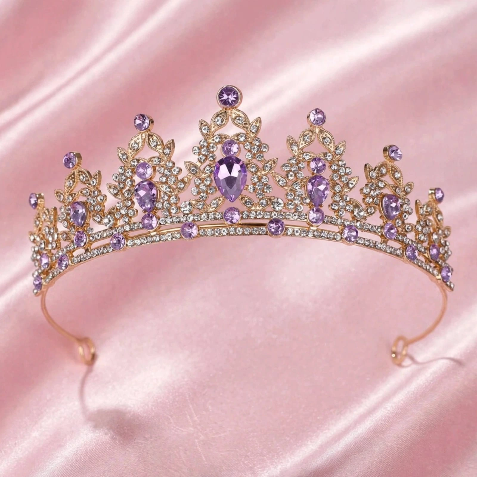 Tiara selene lila gold