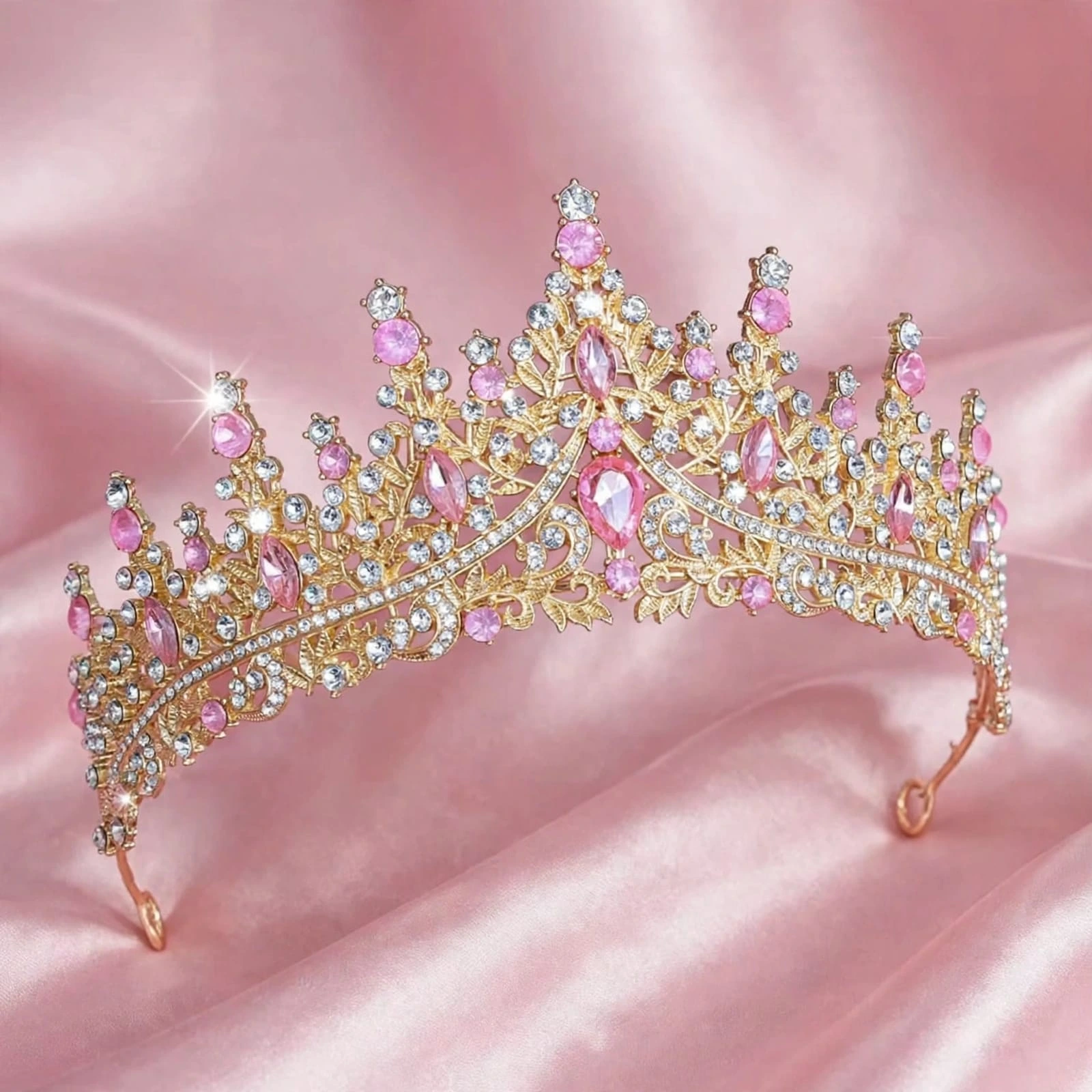 Tiara lady pink gold