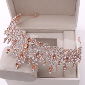 Tiara lady oro rosa peach - Imagen 2